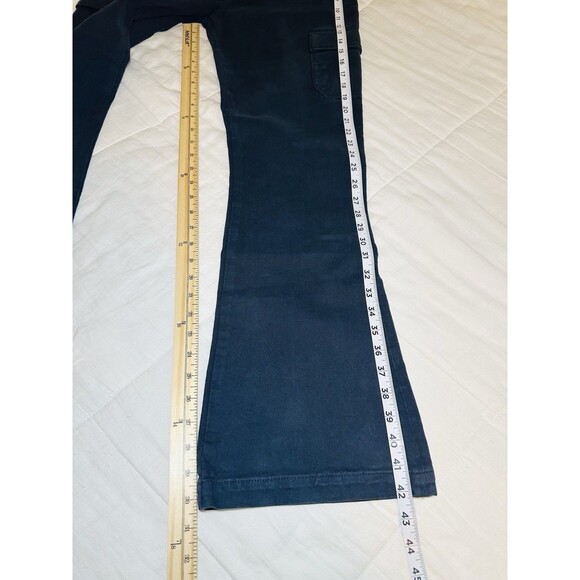 PAIGE Dion 32 Flared Cargo‎ Trouser Pants Navy Blue Skyline Women's 30 NWOT - Picture 12 of 12